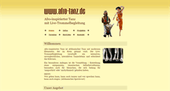 Desktop Screenshot of afro-tanz.de